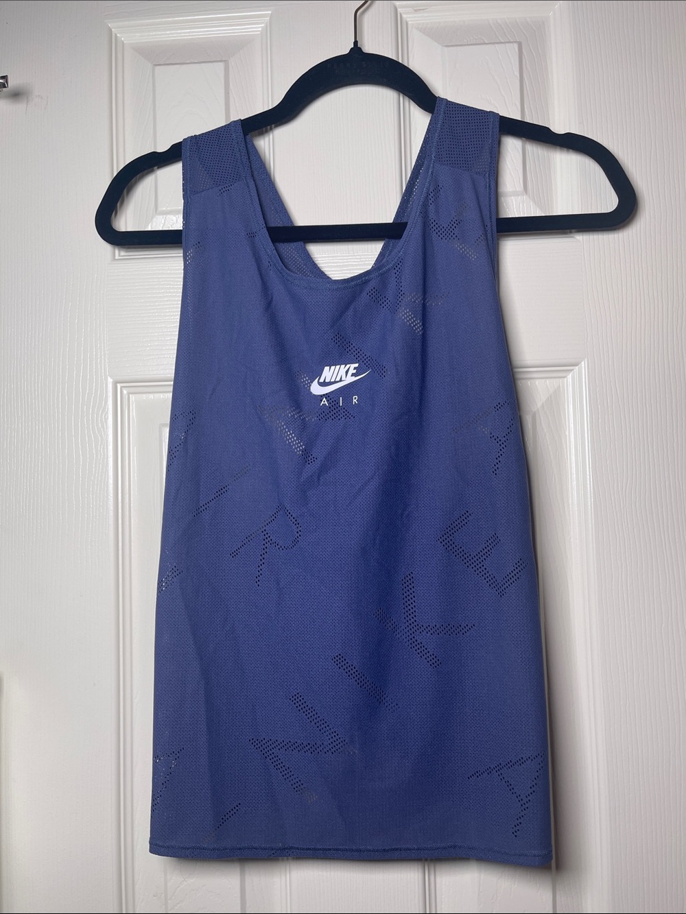 Nike Purple Tank Top with White Logo